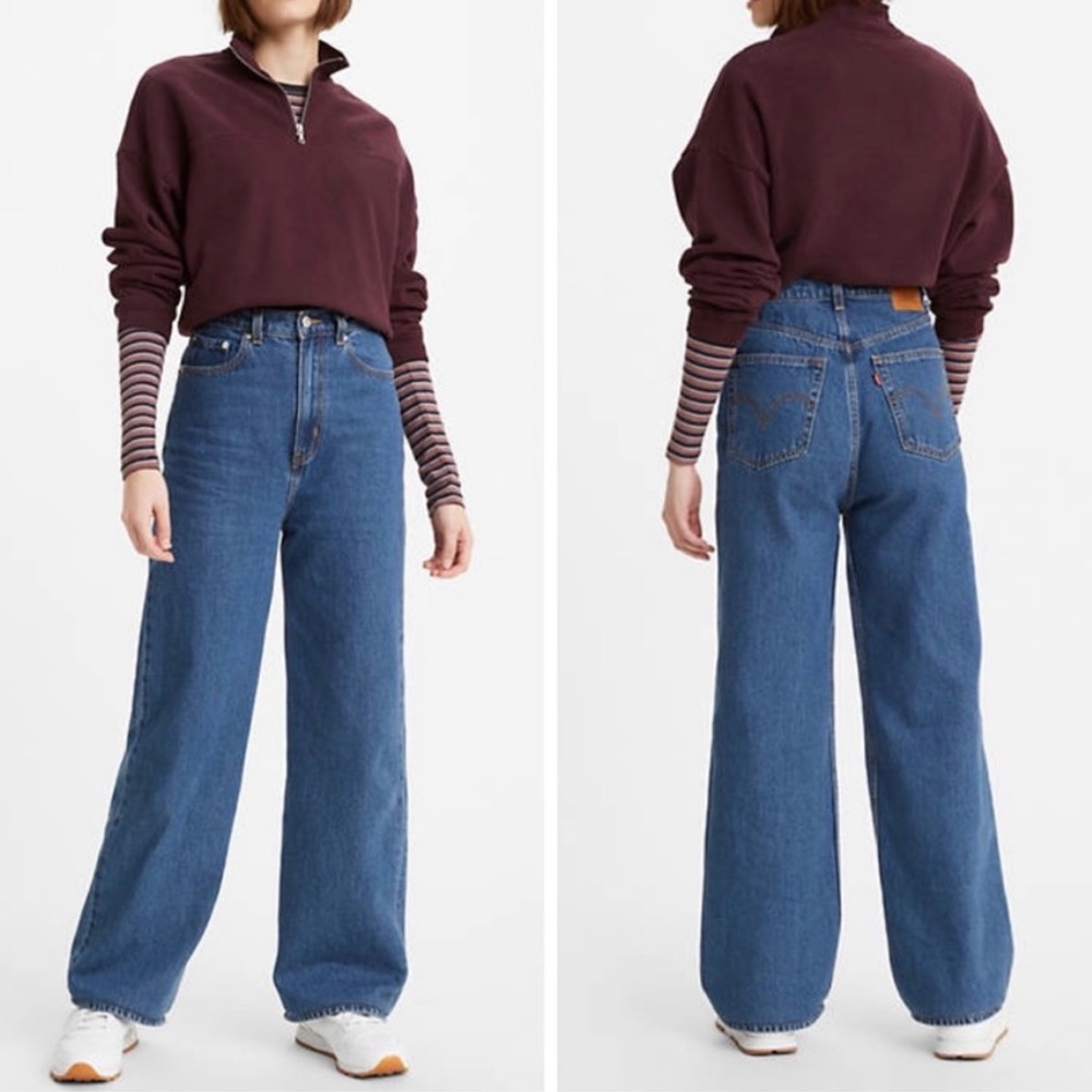 $98 Levi’s High Loose Medium Wash Jeans